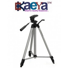 OkaeYa Tripod TF-330A Big With Carry Bag For Digital SLR, Video Cameras , Mobiles & Cameras With Free USB Light For Better Lighting Option Best Quality